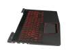 AP15P000200 original Lenovo keyboard incl. topcase DE (german) black/black with backlight