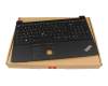AP1HK000700 original Lenovo keyboard incl. topcase FR (french) black/black with backlight and mouse-stick