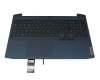 AP1JM000310AYL original Lenovo keyboard incl. topcase DE (german) black/blue with backlight