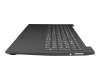 AP1RU000200 original Lenovo keyboard incl. topcase DE (german) grey/grey