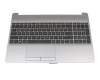 AP2HB000541 original HP keyboard incl. topcase DE (german) black/silver