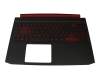 AP2K1000411-HA25 original Acer keyboard incl. topcase DE (german) black/black with backlight