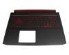 AP2K4000901 original Acer keyboard incl. topcase DE (german) black/black with backlight (GTX 1050/1650)