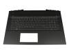 AP2K9000300 original HP keyboard incl. topcase DE (german) black/white/black