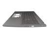 AP3TY000110 original Acer keyboard incl. topcase CH (swiss) grey/grey with backlight