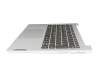 AP3XW000301 original Lenovo keyboard incl. topcase UK (english) black/silver