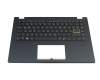 APIA0KNB0-212PGE00 original Asus keyboard incl. topcase DE (german) black/black
