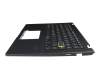 APIA0KNB0-212PGE00 original Asus keyboard incl. topcase DE (german) black/black