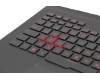 ASM14C36D0J442 original Asus keyboard incl. topcase DE (german) black/black with backlight