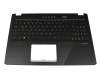 ASM17B13D0J9205 original Asus keyboard incl. topcase DE (german) black/black with backlight