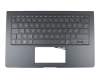 ASM17H13D0J5282 original Chicony keyboard incl. topcase DE (german) black/black with backlight