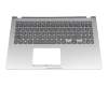 ASM18M96D0-528 original Asus keyboard incl. topcase DE (german) white/silver