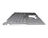 ASM19G56D0J528 original Asus keyboard incl. topcase DE (german) silver/silver with backlight