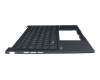 ASM23B96D0J9207 original Asus keyboard incl. topcase DE (german) blue/blue with backlight
