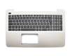 Asus 13NB0621M03021 Keyboard (DE) incl. top case (silver)