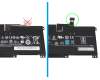 Battery 53.8Wh original suitable for MSI Prestige A16 AI+ A3HMG (MS-159K)