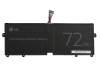 Battery 72Wh original suitable for LG Gram 14 (14Z90R-G)