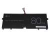 Battery 80Wh original suitable for LG Gram 17 (17Z90Q-R)