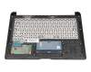 CP660876-02 original Fujitsu keyboard incl. topcase DE (german) black/grey