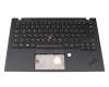 CS19BL-85D0 original Lenovo keyboard incl. topcase DE (german) black/black with backlight and mouse-stick WLAN