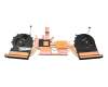 Cooler (CPU/DIS) 5V original suitable for HP Pavilion 15t-dk0000
