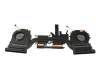 Cooler (CPU/DIS) 5V original suitable for HP Pavilion 15t-dk0000
