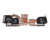 Cooler (CPU/GPU) original suitable for MSI GS66 10SF/10SE/10SFS (MS-16V1)