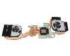 Cooler (CPU/GPU) original suitable for Sager Notebook NP6875 (NH70RAQ)