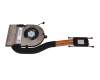Cooler (UMA/CPU) original suitable for Lenovo ThinkPad L15 Gen 1 (20U7/20U8)