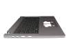 DQ6U15GBA00 original Acer keyboard incl. topcase DE (german) black/grey with backlight