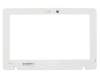 Display-Bezel / LCD-Front 29.4cm (11.6 inch) white original suitable for Asus R202CA
