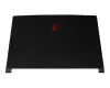 Display-Cover 39.6cm (15.6 Inch) black original suitable for MSI GF63 Thin 9SCX/9SCXR (MS-16R4)