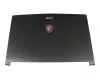Display-Cover 39.6cm (15.6 Inch) black original suitable for MSI GP62MVR 6RF/7RF/7RFX/7RGX (MS-16JB)