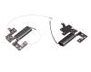 Display-Hinges right and left original suitable for Lenovo Yoga 730-15IWL (81JS)