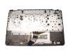 EAG3500206R original HP keyboard incl. topcase DE (german) grey/grey with backlight