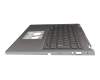EAZA0002010-1 original Acer keyboard incl. topcase CH (swiss) grey/grey with backlight