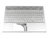 EBG7E001010-1 original HP keyboard incl. topcase DE (german) silver/silver with backlight (GTX graphics card)