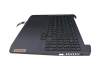 EC1JM000200 original Lenovo keyboard incl. topcase DE (german) black/blue with backlight