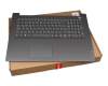 EC1JX000200 original Lenovo keyboard incl. topcase DE (german) grey/black