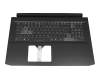 EC3BH000100 original Acer keyboard incl. topcase DE (german) black/black with backlight