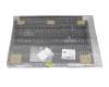 EC3BH00100 original Acer keyboard incl. topcase UA (ukrainian) black/white/black with backlight