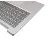 ET2GK000300 original Lenovo keyboard incl. topcase DE (german) grey/silver with backlight