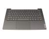 ET2UZ000100 original Lenovo keyboard incl. topcase DE (german) dark grey/grey with backlight