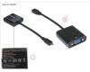 Fujitsu FUJ:CP674204-XX CABLE, VGA ADAPTER (MICRO HDMI TO VGA)