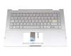 G1AS19G52UCOX121050811A original Asus keyboard incl. topcase DE (german) silver/silver with backlight