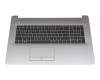 HB2121 original HP keyboard incl. topcase DE (german) black/silver with ODD