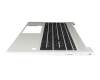 HPM20A5 original Quanta keyboard incl. topcase DE (german) black/silver
