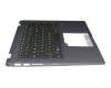 HQ20720439000 original Asus keyboard incl. topcase DE (german) black/blue with backlight