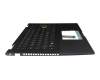 HQ21013052000 original Huaqin keyboard incl. topcase DE (german) black/black with backlight