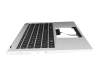 HQ25202001DB7 original Acer keyboard incl. topcase DE (german) black/silver